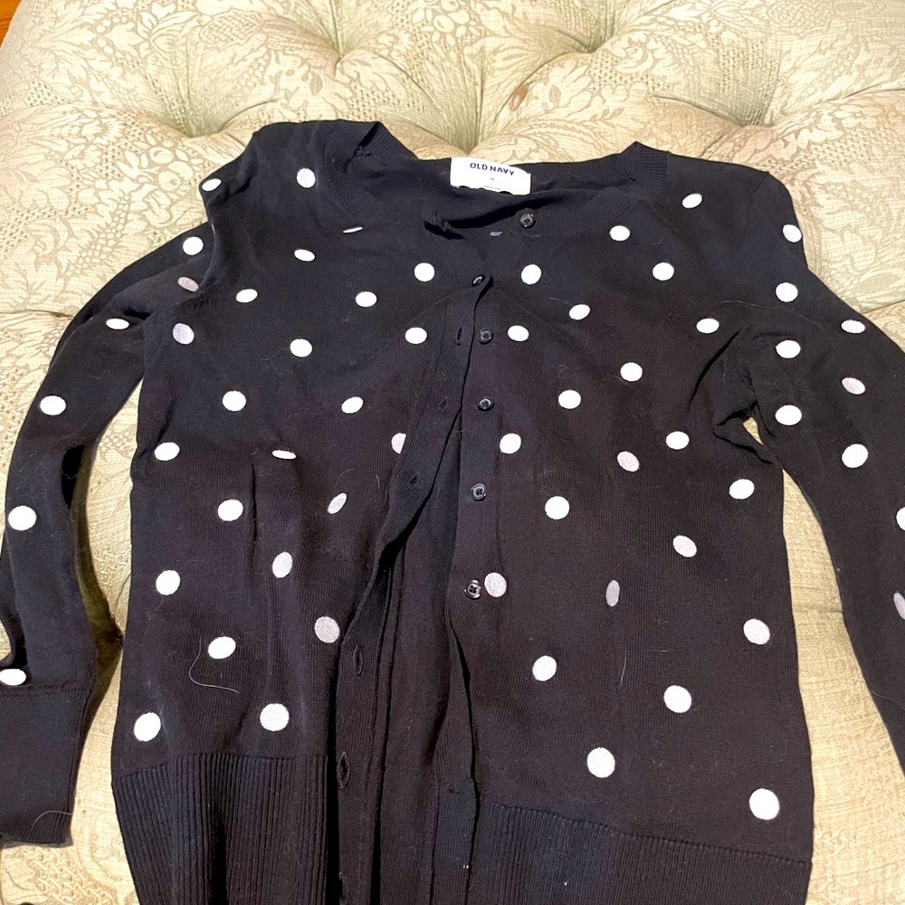Old navy polka dot sweater